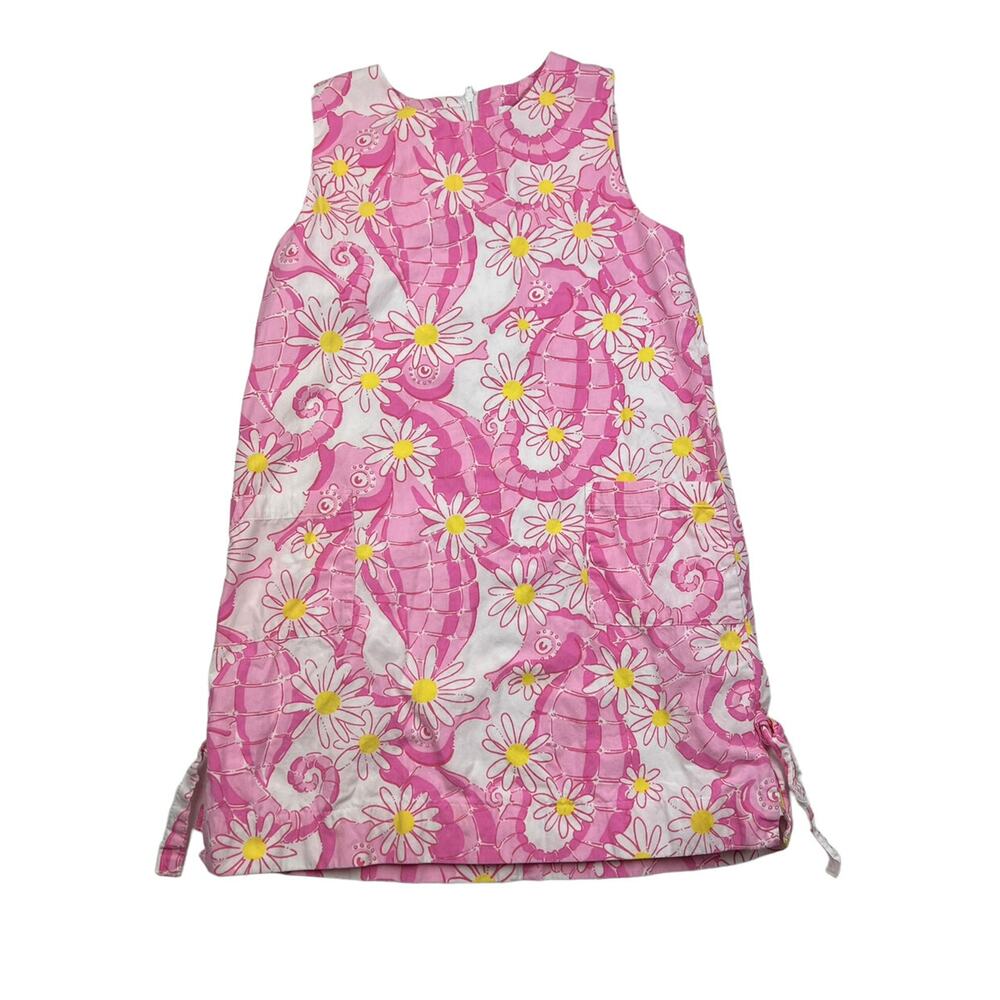 Lilly Pulitzer Seahorse Daisies Shift Dress